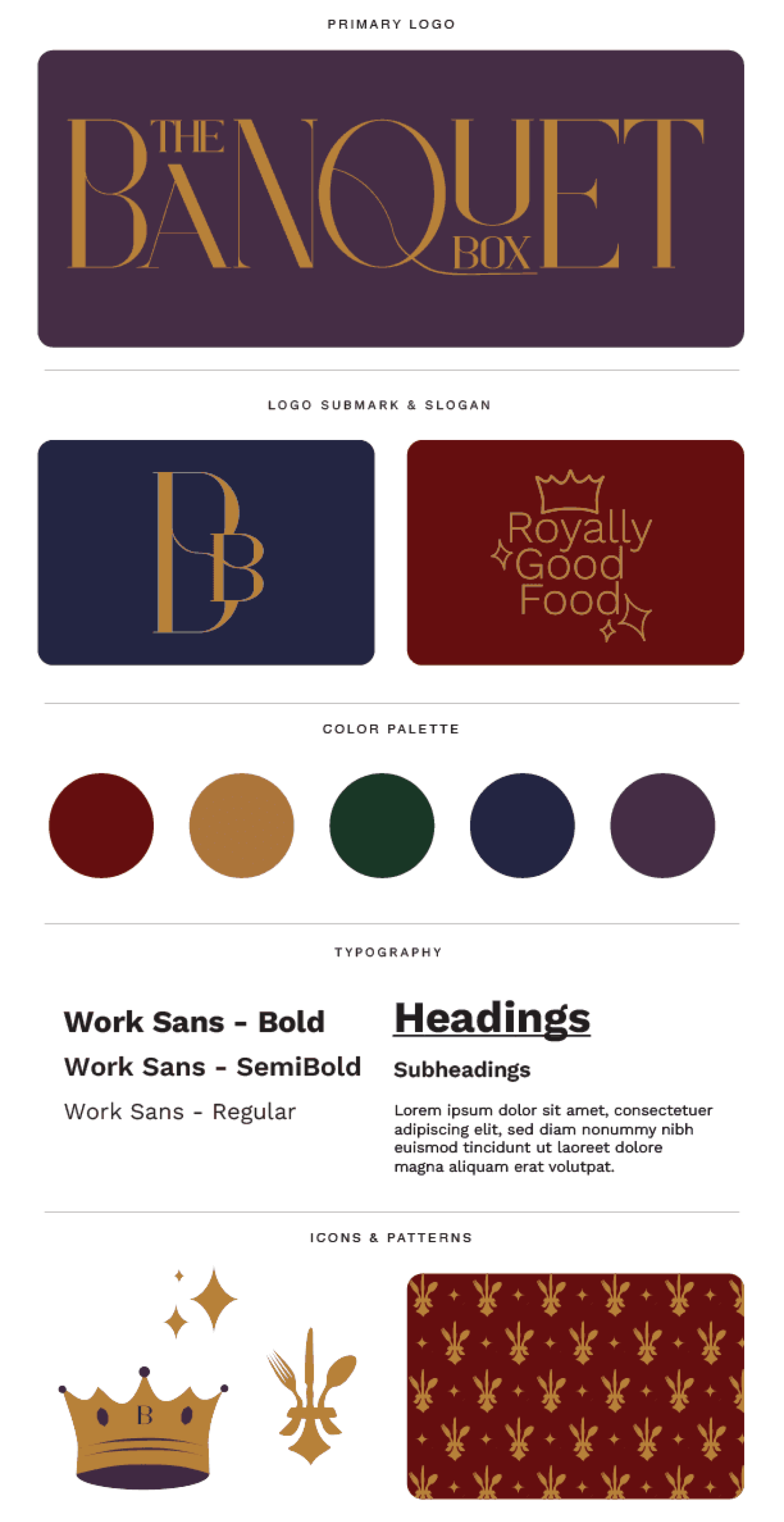 Banquet Box Branding