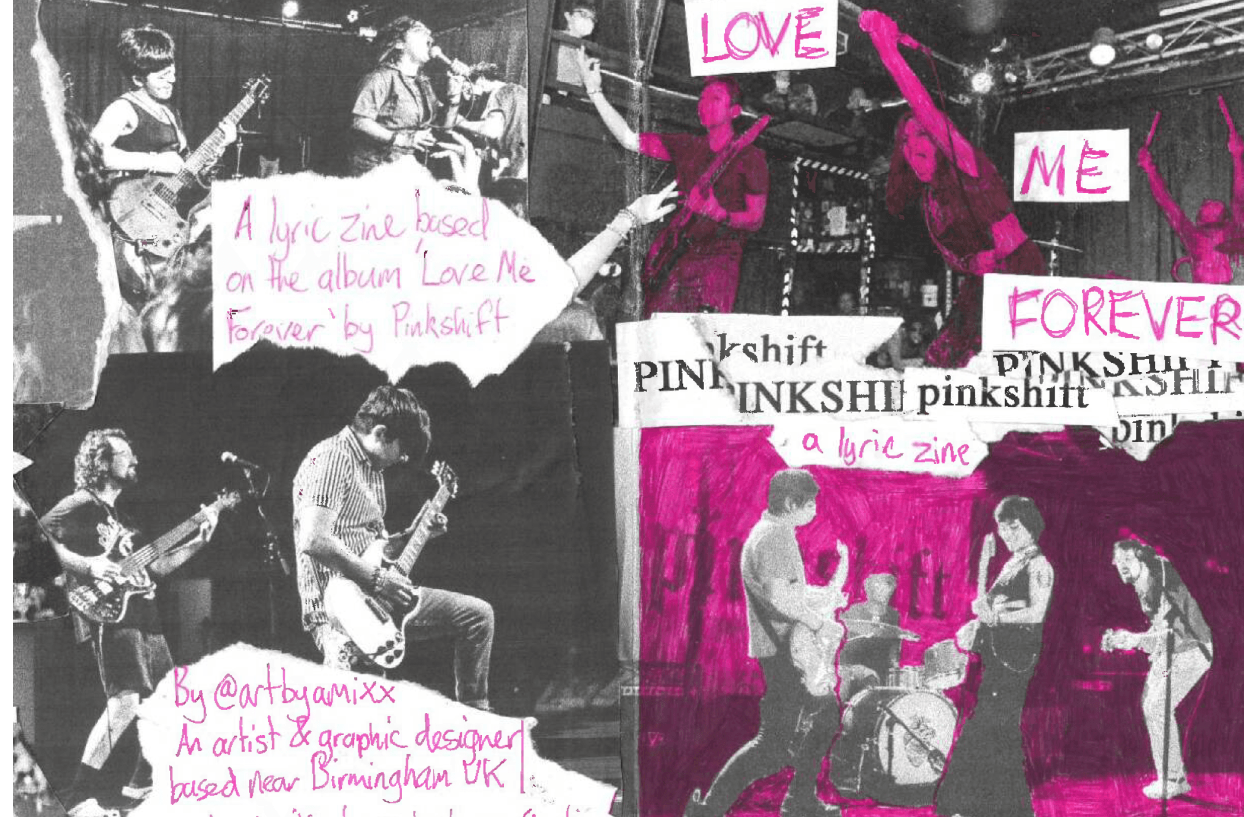 LMF lyric zine scan